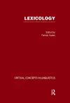 Lexicology cover