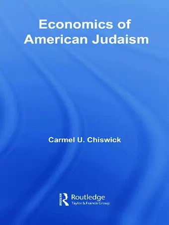 Economics of American Judaism cover