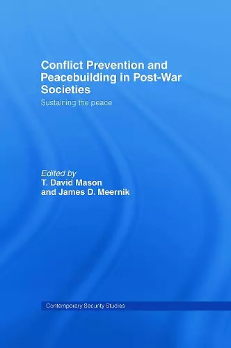 Conflict Prevention and Peace-building in Post-War Societies cover