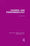 Husserl and Phenomenology cover