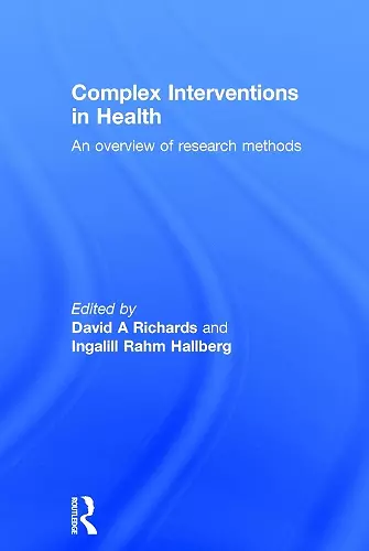 Complex Interventions in Health cover