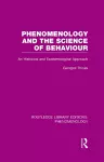 Phenomenology and the Science of Behaviour cover