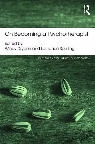 On Becoming a Psychotherapist cover