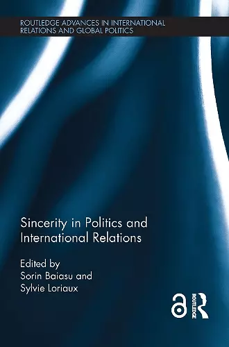 Sincerity in Politics and International Relations cover