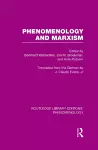 Phenomenology and Marxism cover