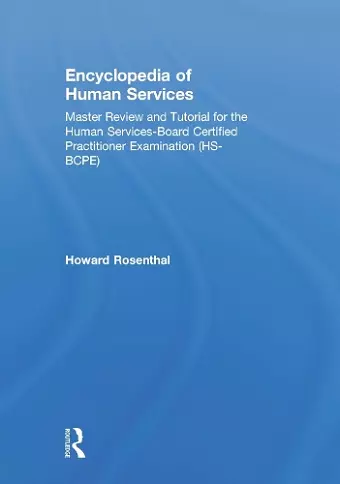 Encyclopedia of Human Services cover