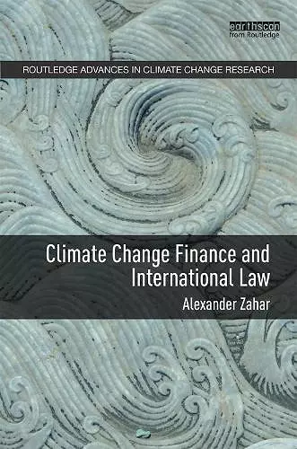 Climate Change Finance and International Law cover