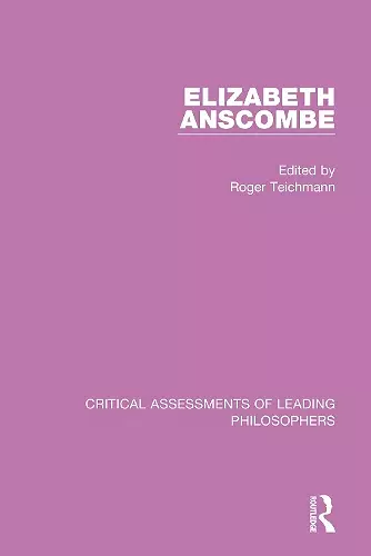 Elizabeth Anscombe, 4-vol. set cover