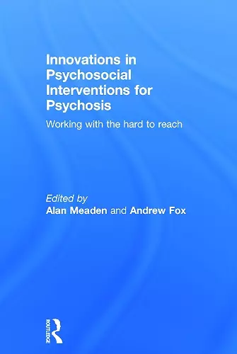 Innovations in Psychosocial Interventions for Psychosis cover