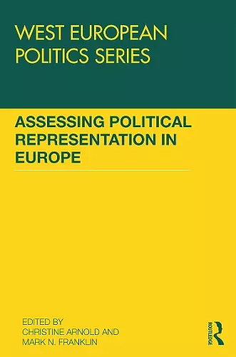 Assessing Political Representation in Europe cover