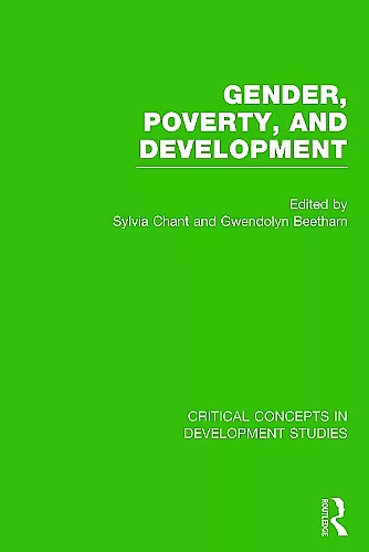 Gender, Poverty, and Development cover