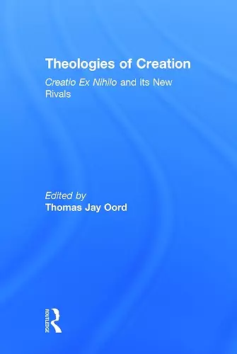 Theologies of Creation cover