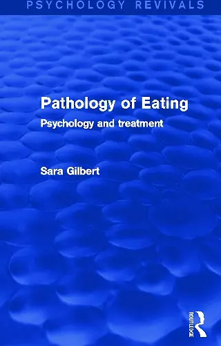 Pathology of Eating (Psychology Revivals) cover