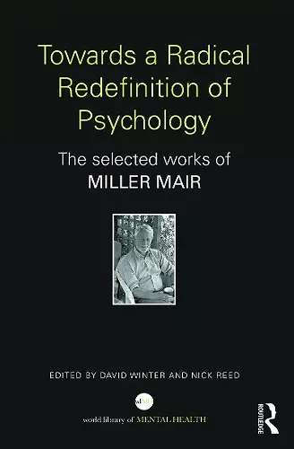 Towards a Radical Redefinition of Psychology cover