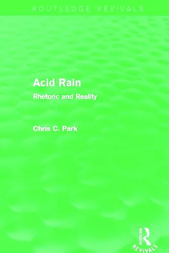 Acid Rain (Routledge Revivals) cover