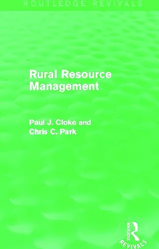 Rural Resource Management (Routledge Revivals) cover