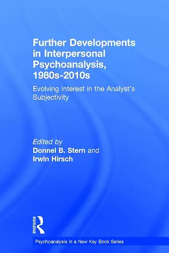 Further Developments in Interpersonal Psychoanalysis, 1980s-2010s cover