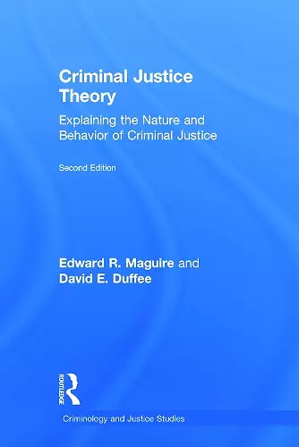 Criminal Justice Theory cover