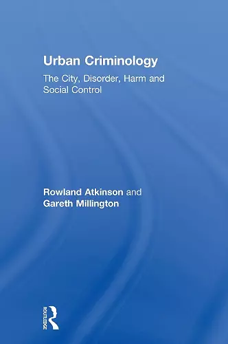 Urban Criminology cover