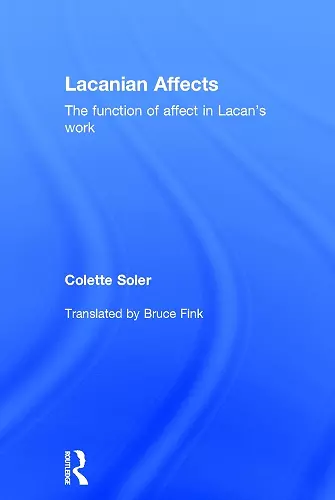 Lacanian Affects cover