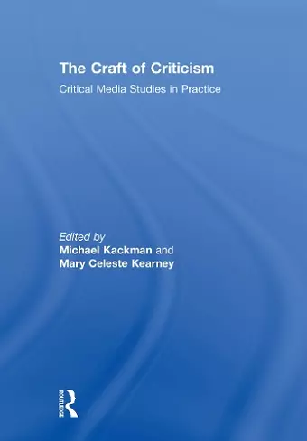 The Craft of Criticism cover