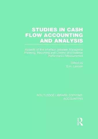 Studies in Cash Flow Accounting and Analysis  (RLE Accounting) cover