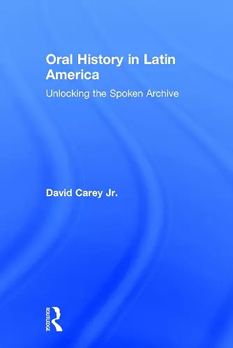 Oral History in Latin America cover