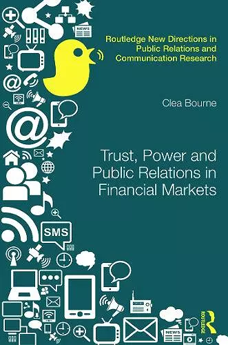 Trust, Power and Public Relations in Financial Markets cover