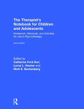 The Therapist's Notebook for Children and Adolescents cover