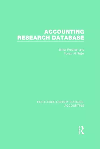 Accounting Research Database (RLE Accounting) cover