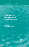 Frontiers of Management (Routledge Revivals) cover