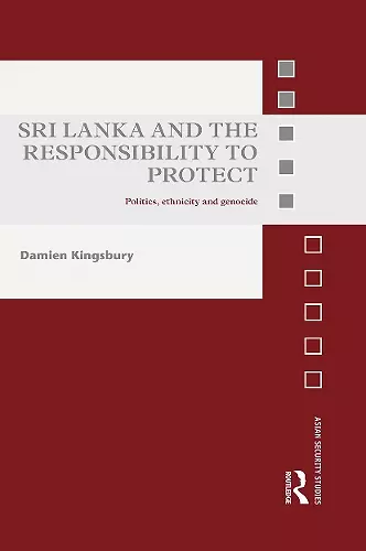 Sri Lanka and the Responsibility to Protect cover