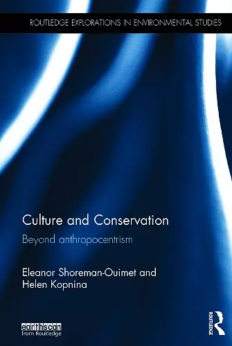 Culture and Conservation cover