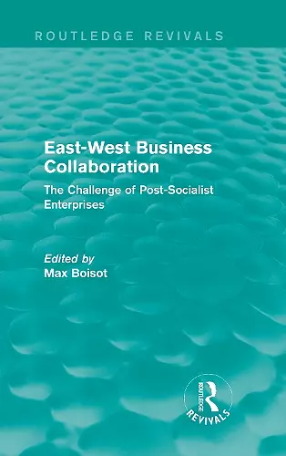 East-West Business Collaboration (Routledge Revivals) cover