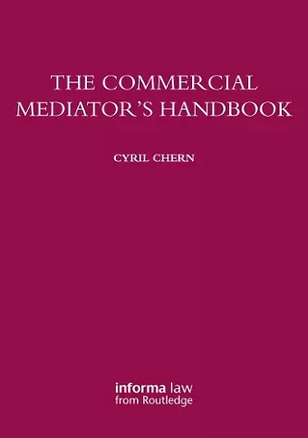 The Commercial Mediator's Handbook cover