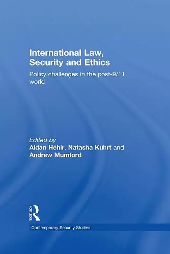 International Law, Security and Ethics cover