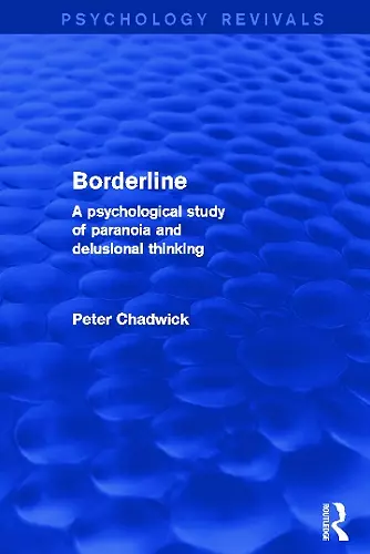 Borderline (Psychology Revivals) cover