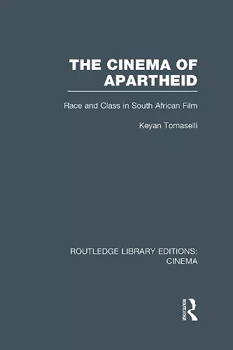 The Cinema of Apartheid cover