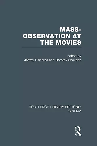 Mass-Observation at the Movies cover