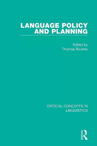 Language Policy and Planning cover