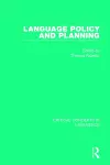 Language Policy and Planning cover