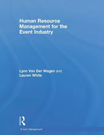 Human Resource Management for the Event Industry cover