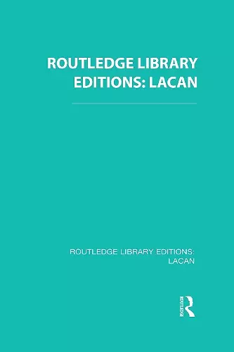 Routledge Library Editions: Lacan cover