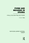 Form and Meaning in Drama cover