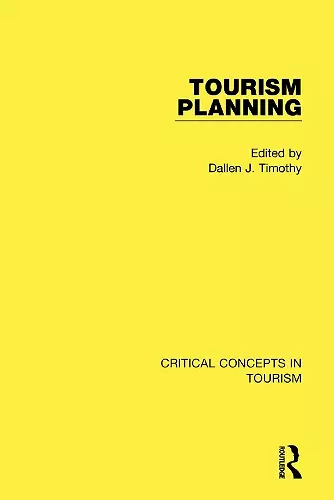 Tourism Planning cover