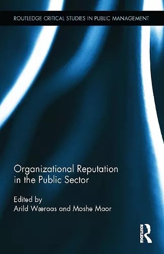 Organizational Reputation in the Public Sector cover