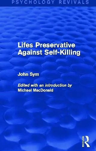 Lifes Preservative Against Self-Killing cover