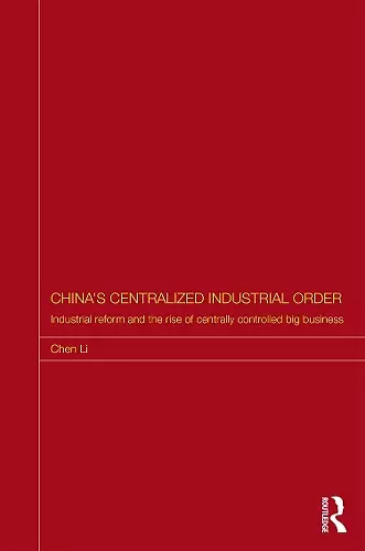 China's Centralized Industrial Order cover