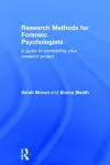 Research Methods for Forensic Psychologists cover