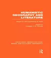 Humanistic Geography and Literature (RLE Social & Cultural Geography) cover